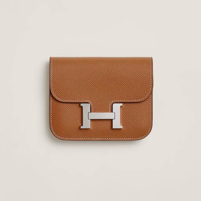 Gold Constance Slim Wallet