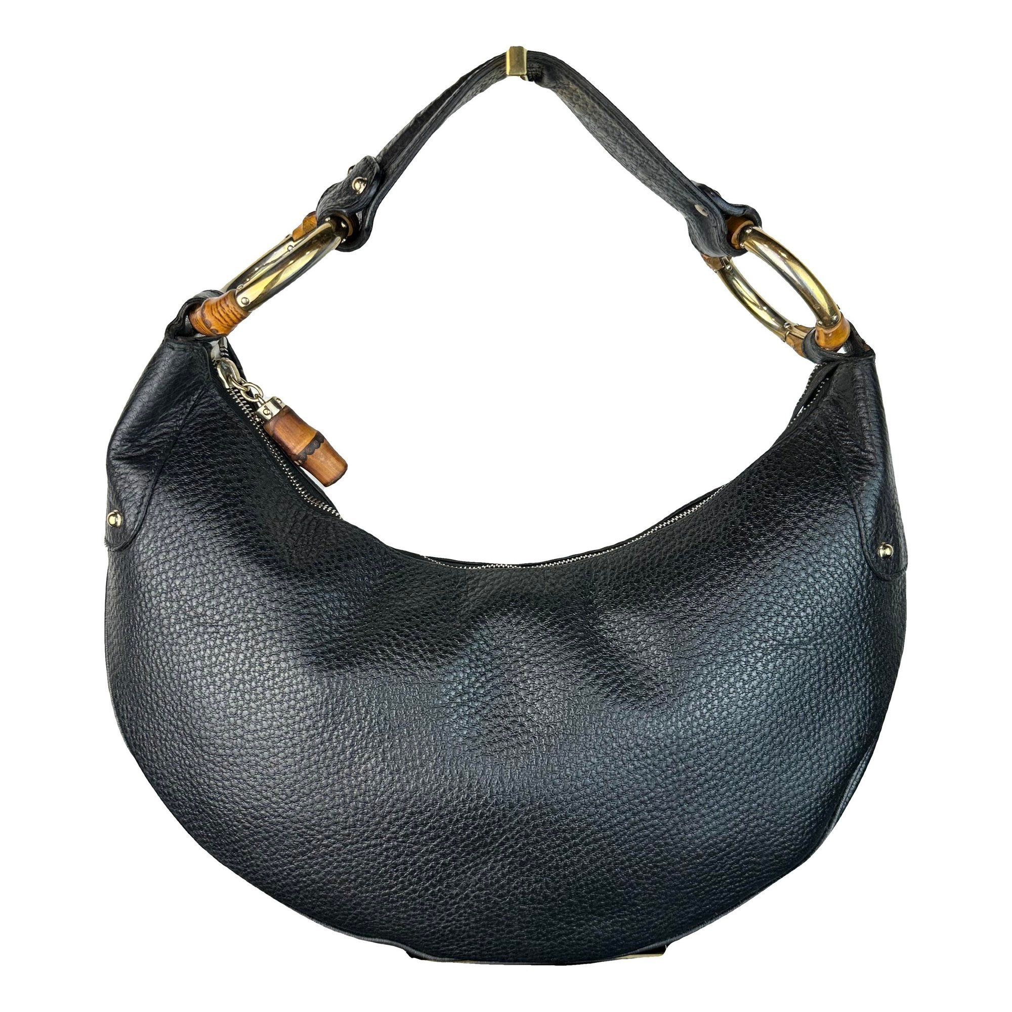 Bamboo Ring leather handbag