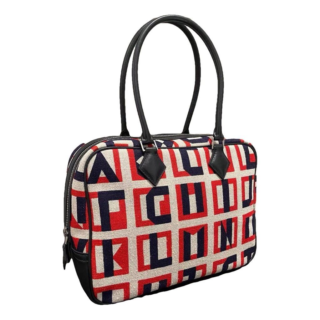 Plume cloth handbag
