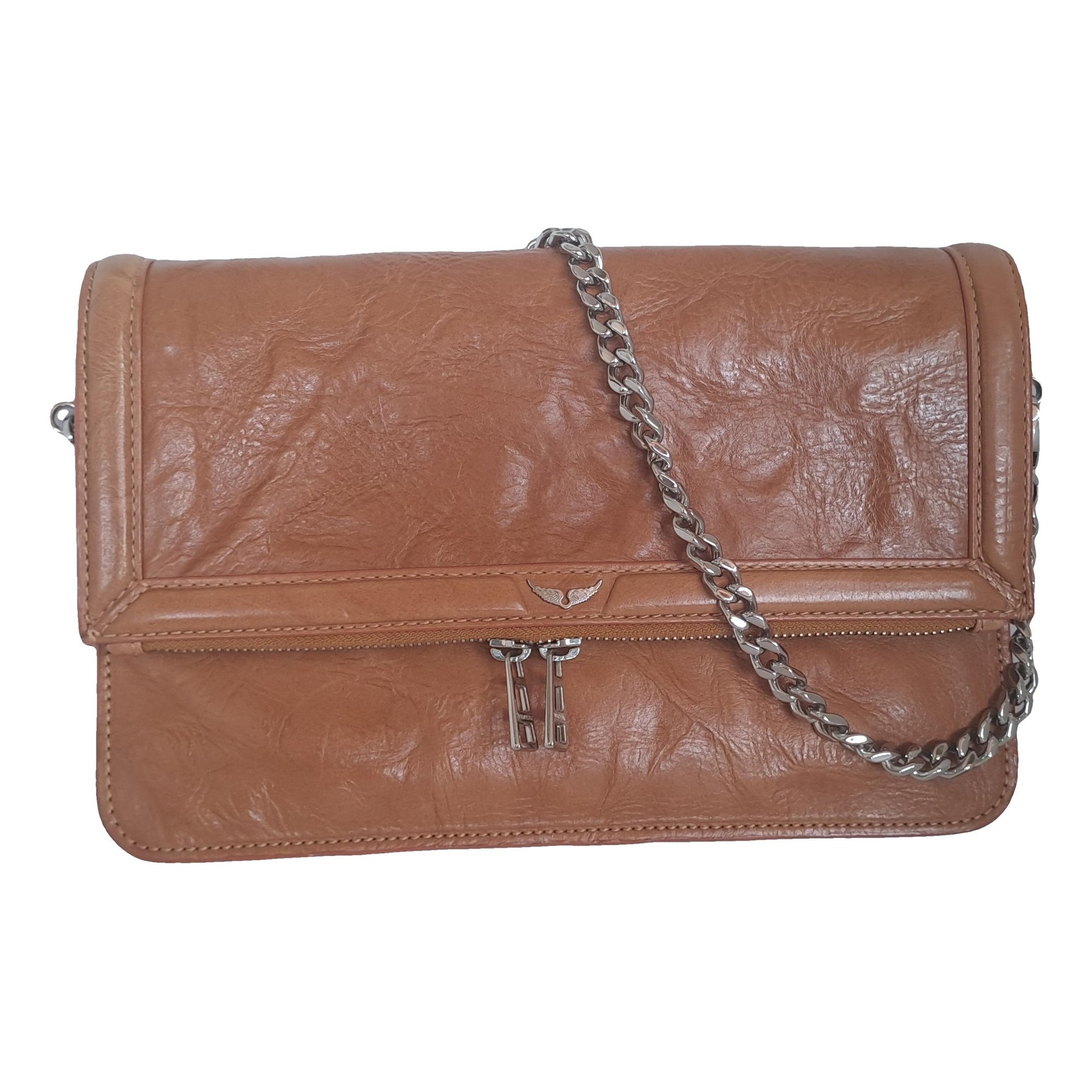 Rock leather crossbody bag