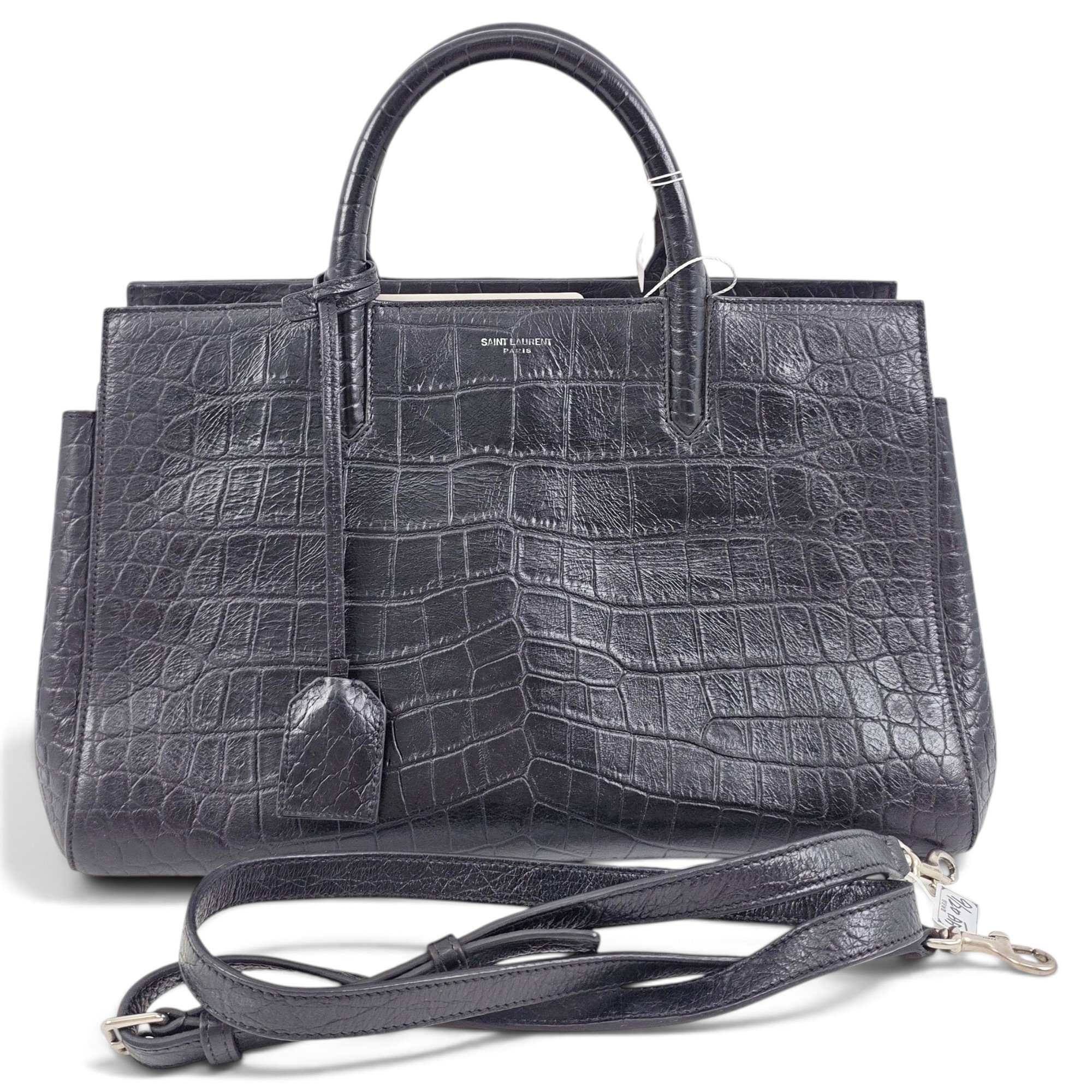 Leather tote