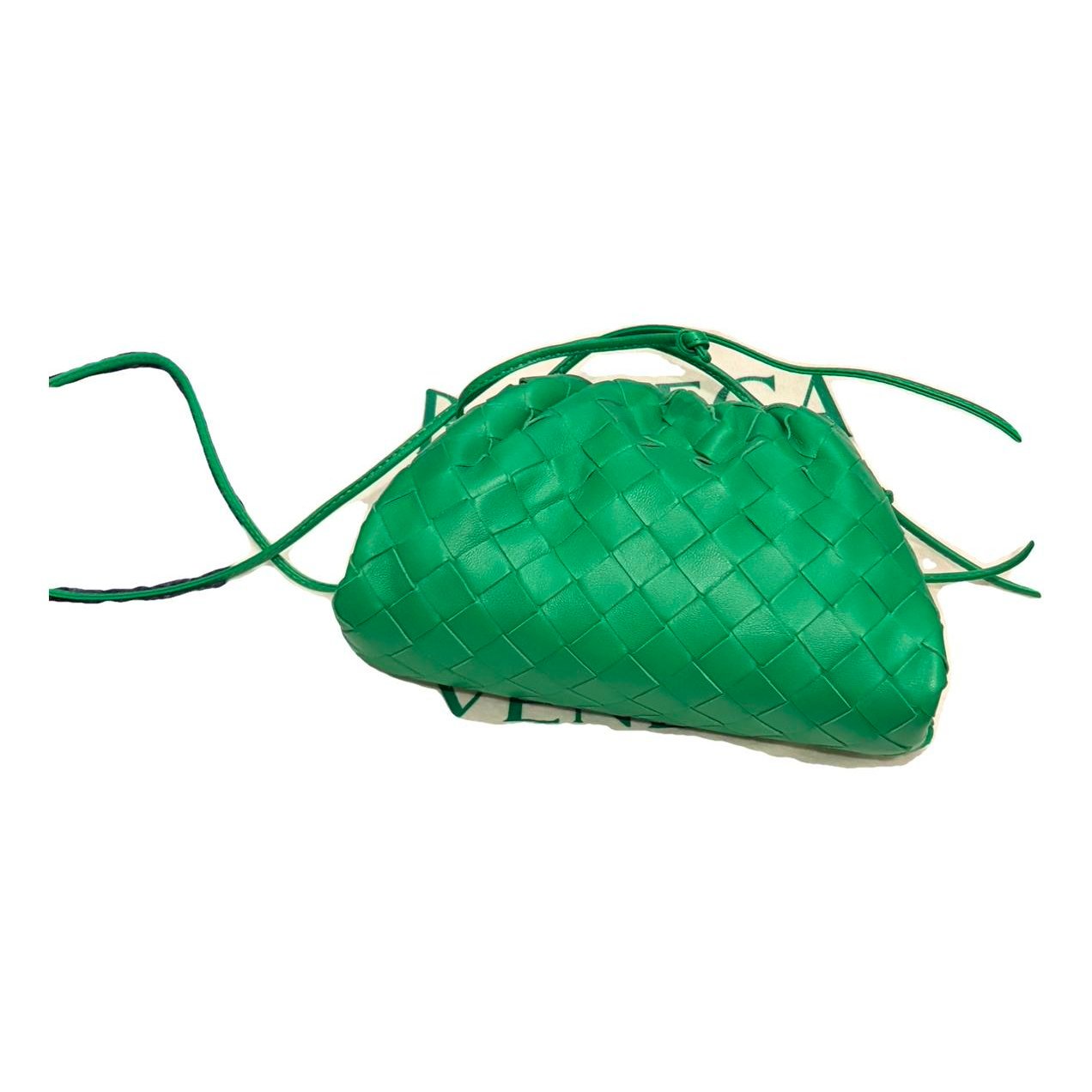 Pouch leather handbag