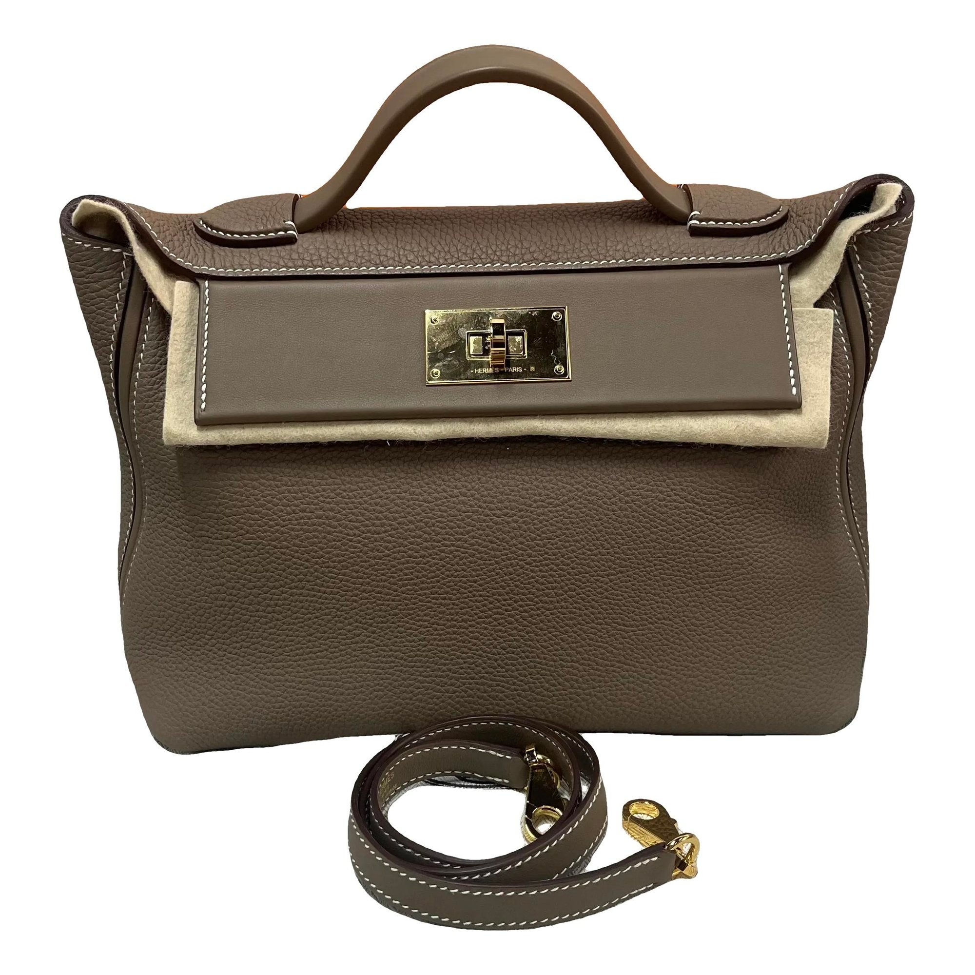 24/24 leather handbag