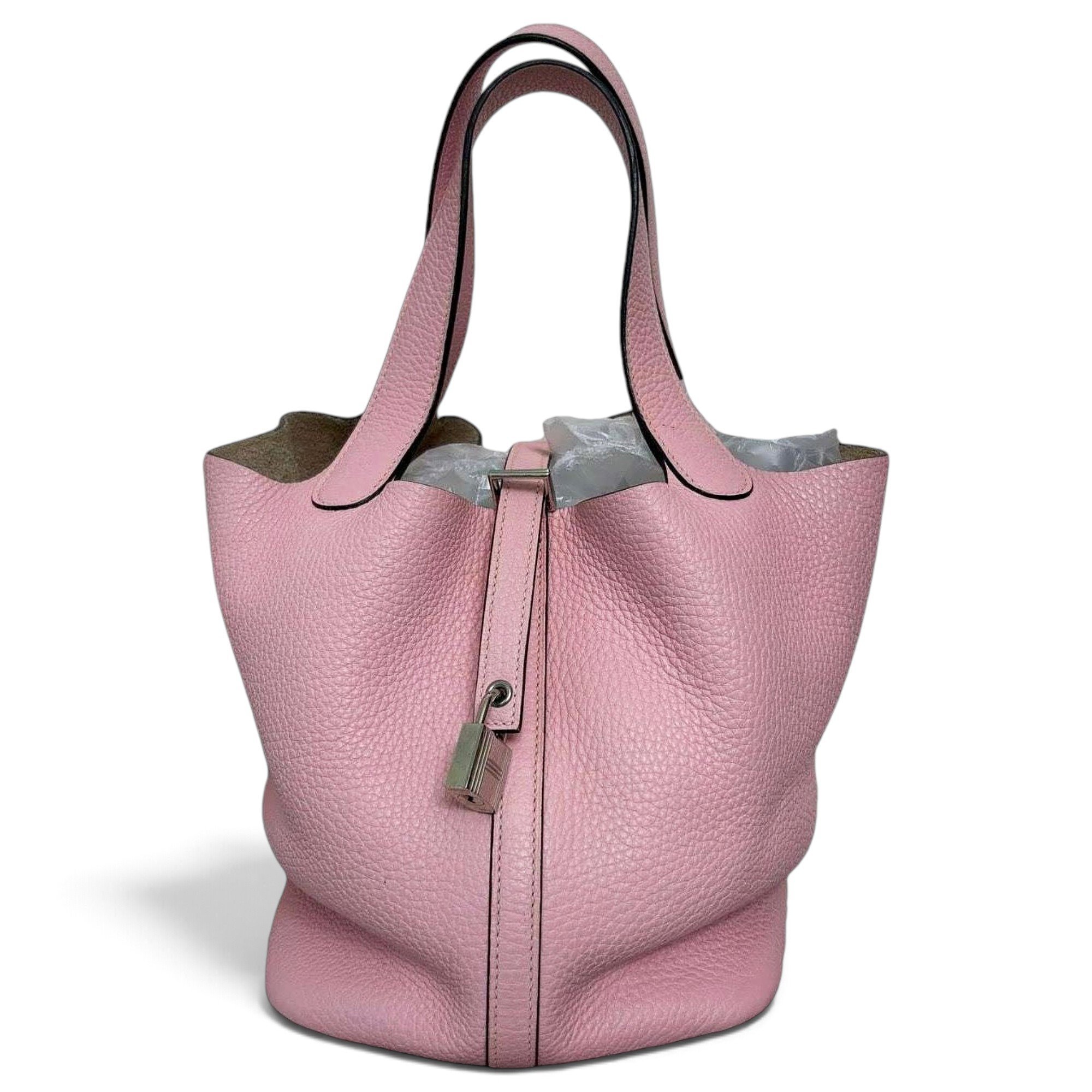 Picotin leather handbag