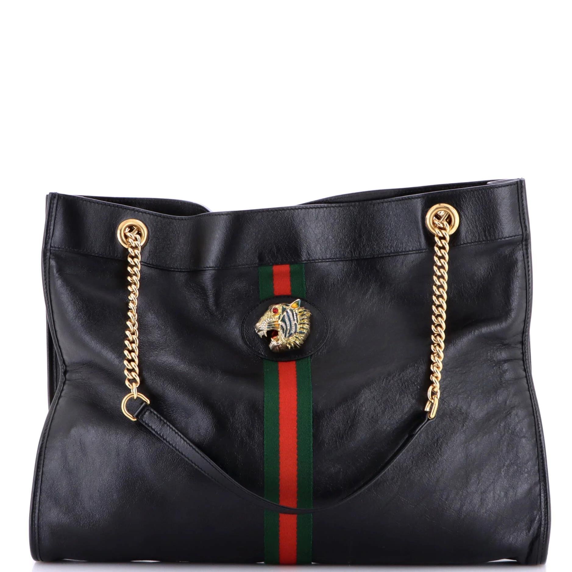 Rajah leather tote