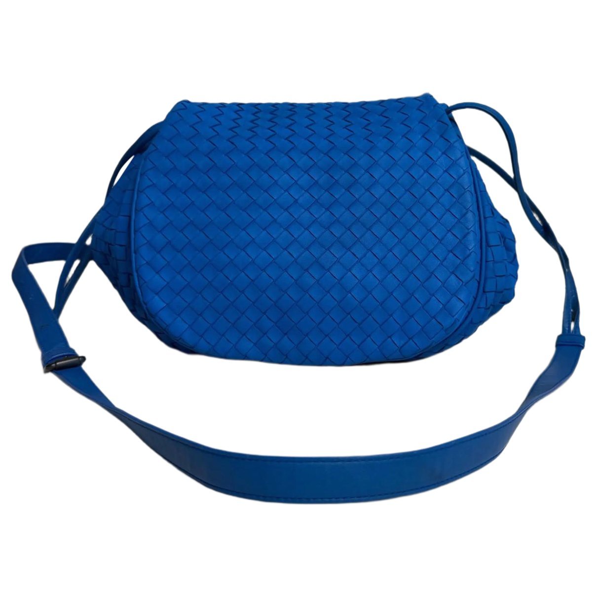 Window leather crossbody bag