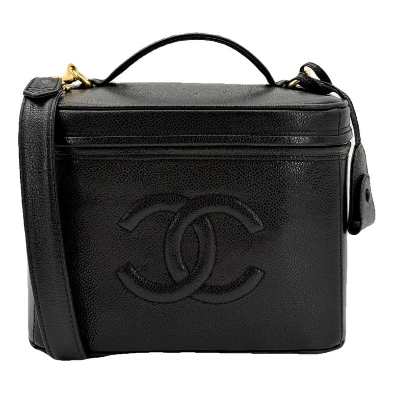 Vanity leather handbag