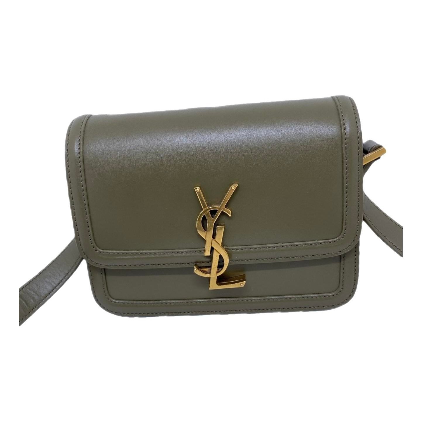 Solférino leather handbag