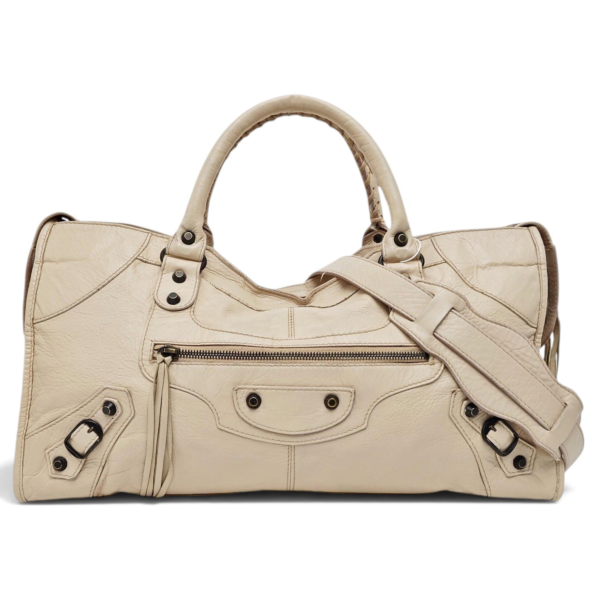Leather handbag