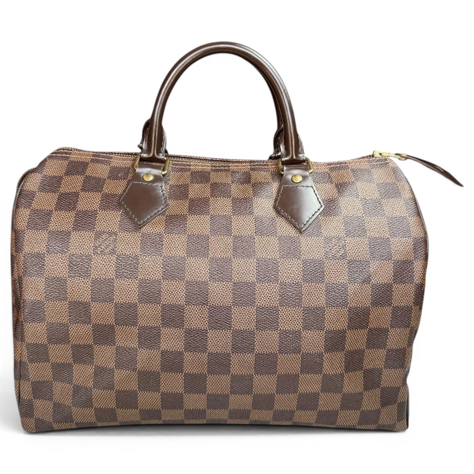 Speedy leather handbag