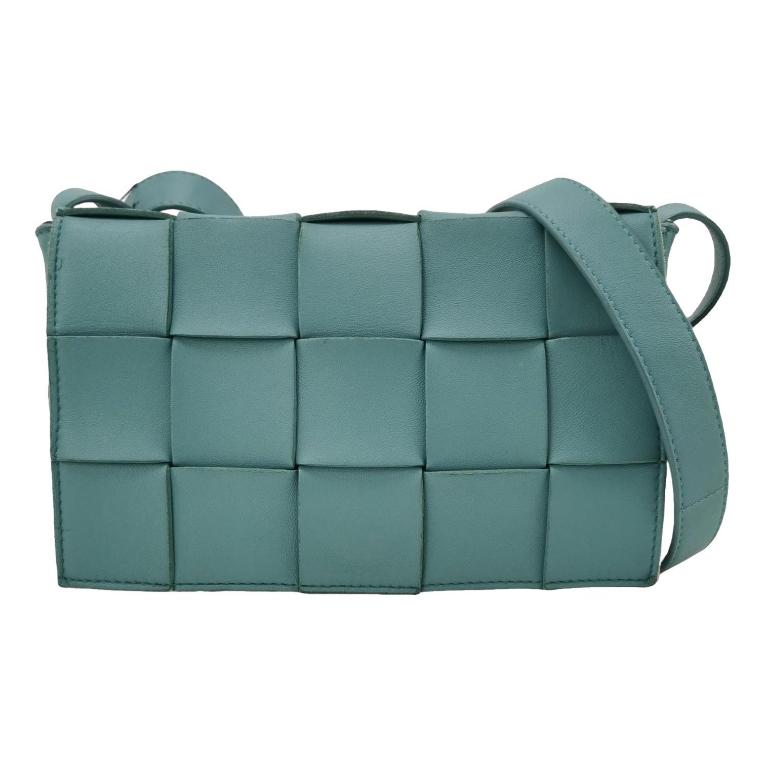 Cassette leather crossbody bag