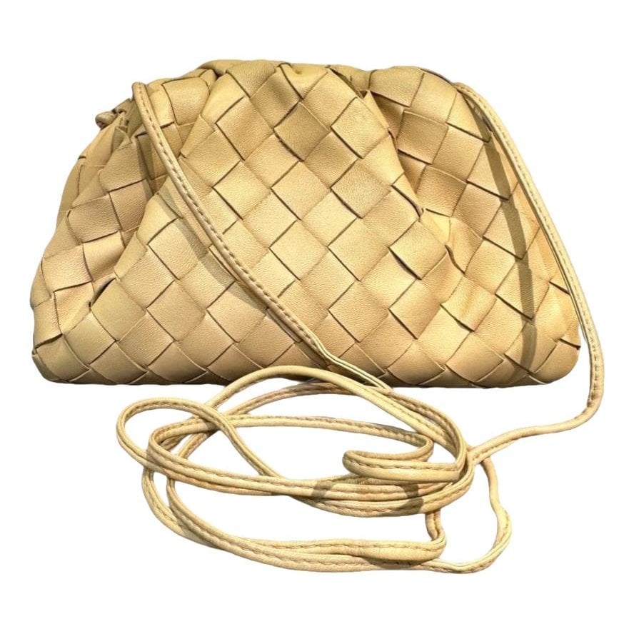 Pouch leather handbag