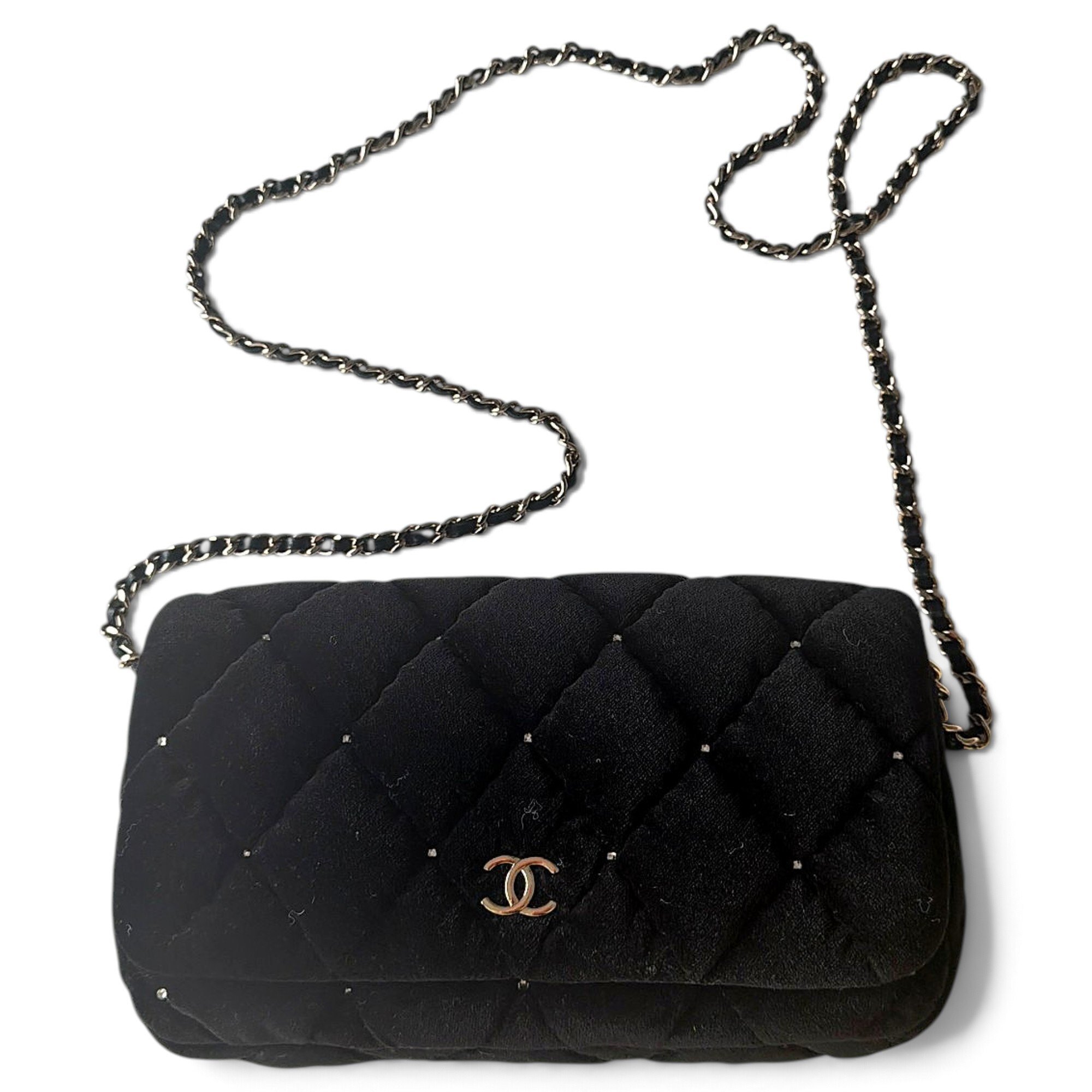 Velvet clutch bag