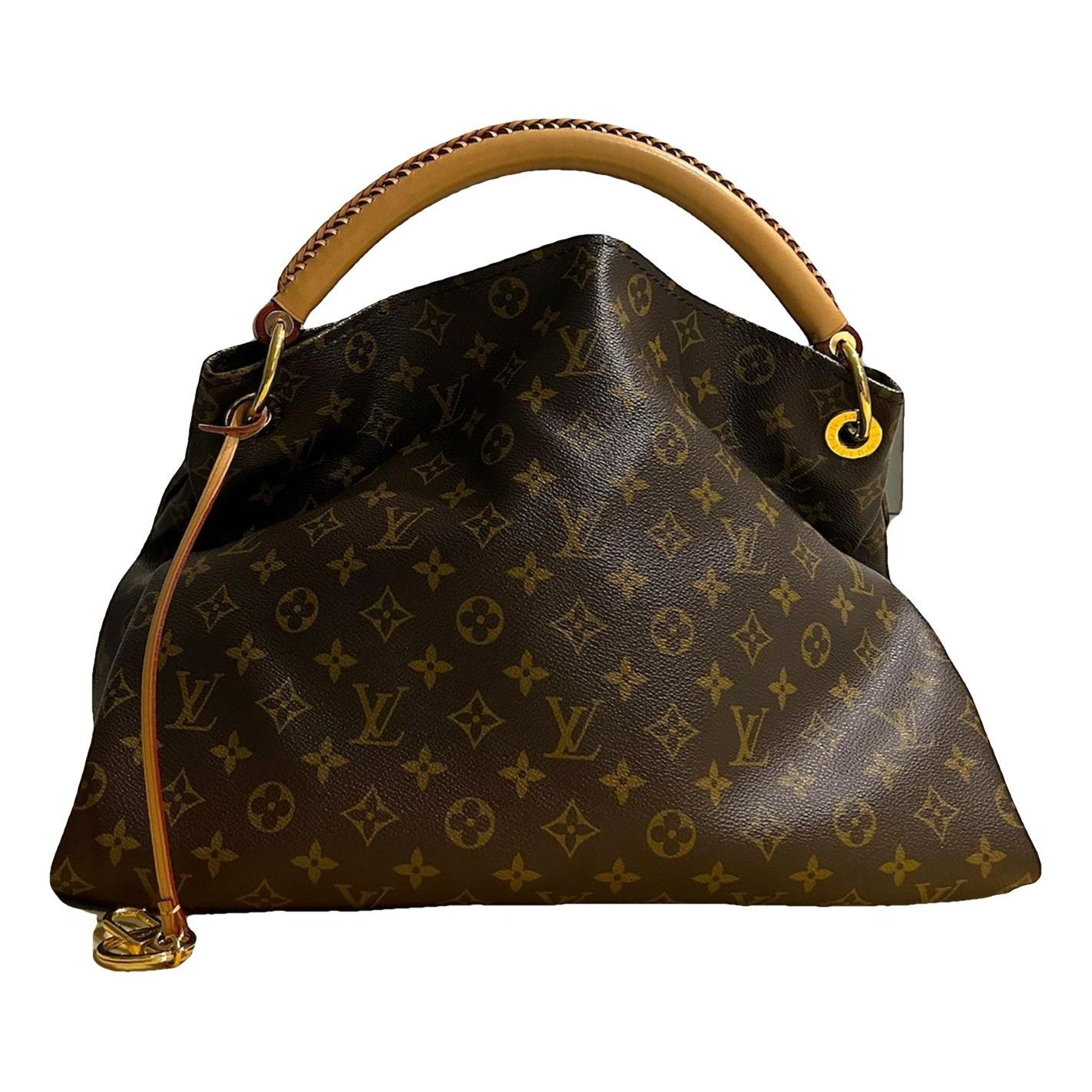 Artsy leather handbag