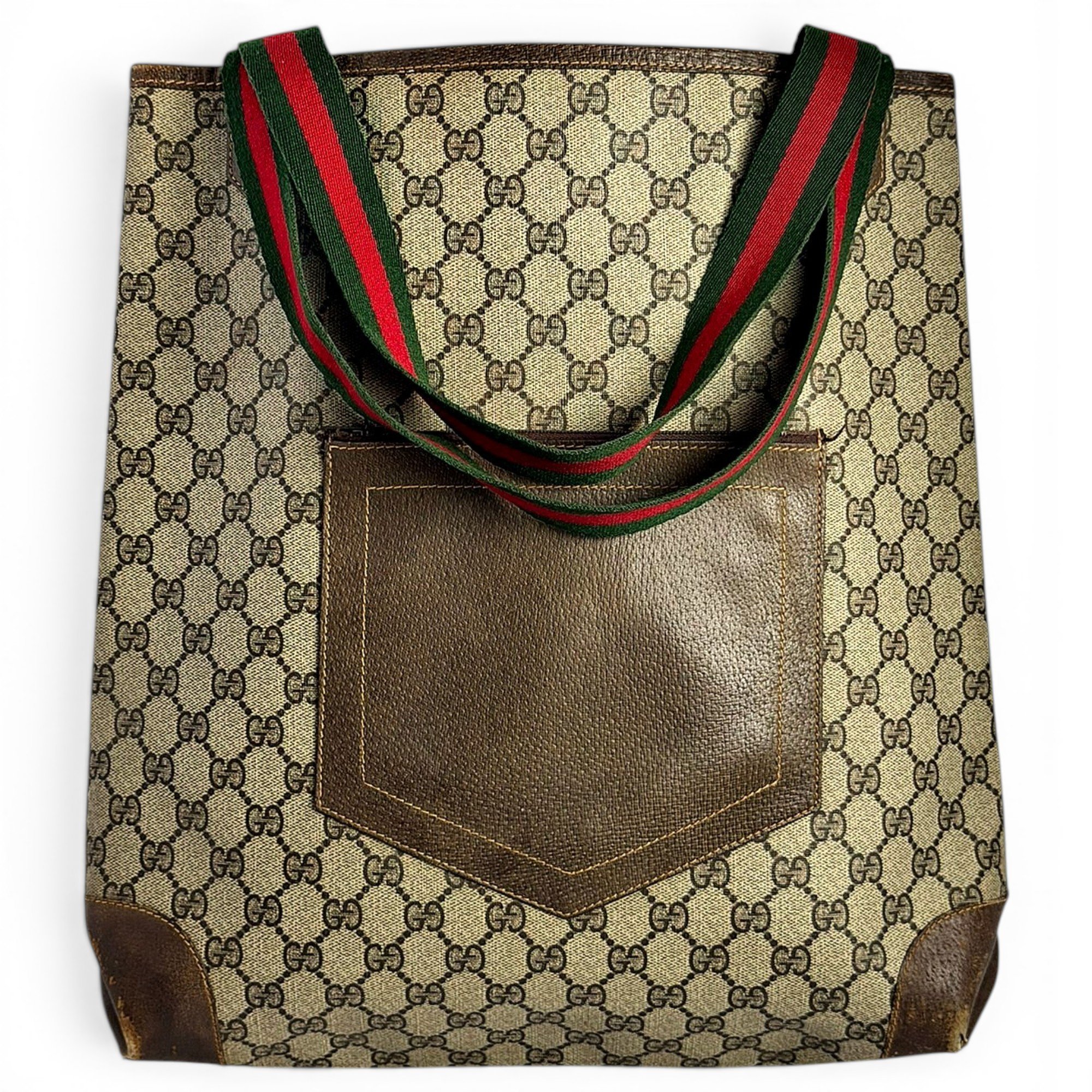 Leather tote