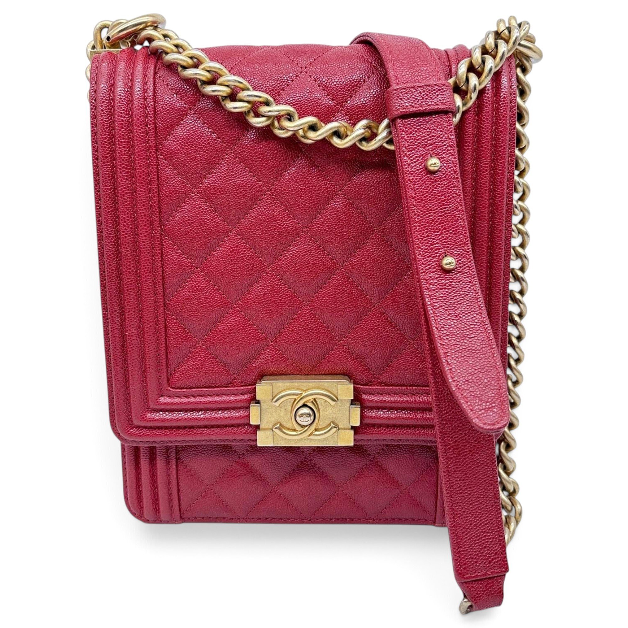 North South Boy leather crossbody bag