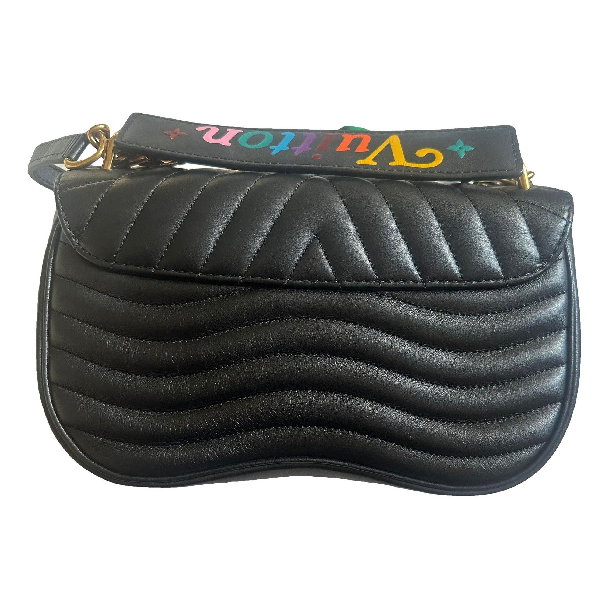 New Wave leather handbag