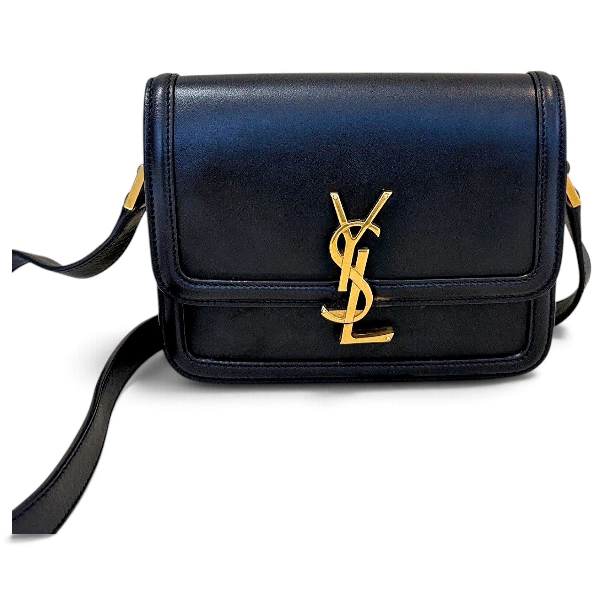 Solférino leather handbag