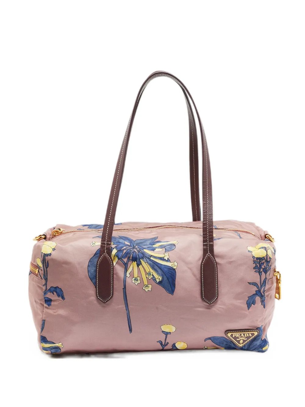 Prada floral-print satchel bag