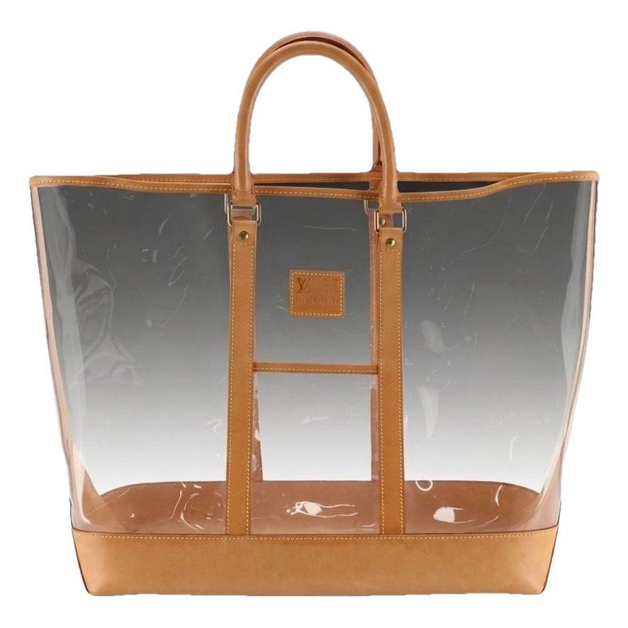 Leather tote
