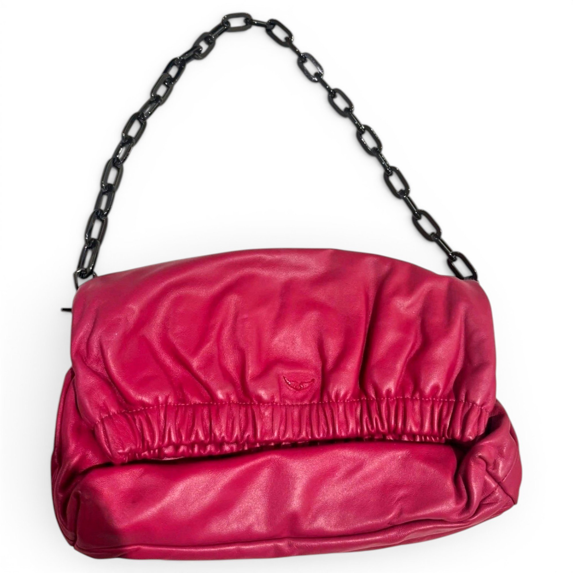 Rock leather crossbody bag