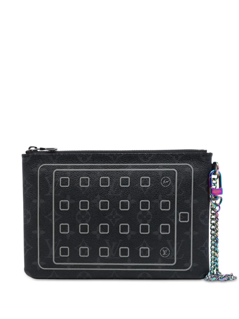 2017 Monogram Eclipse Flash Fragment iPad Case clutch bag