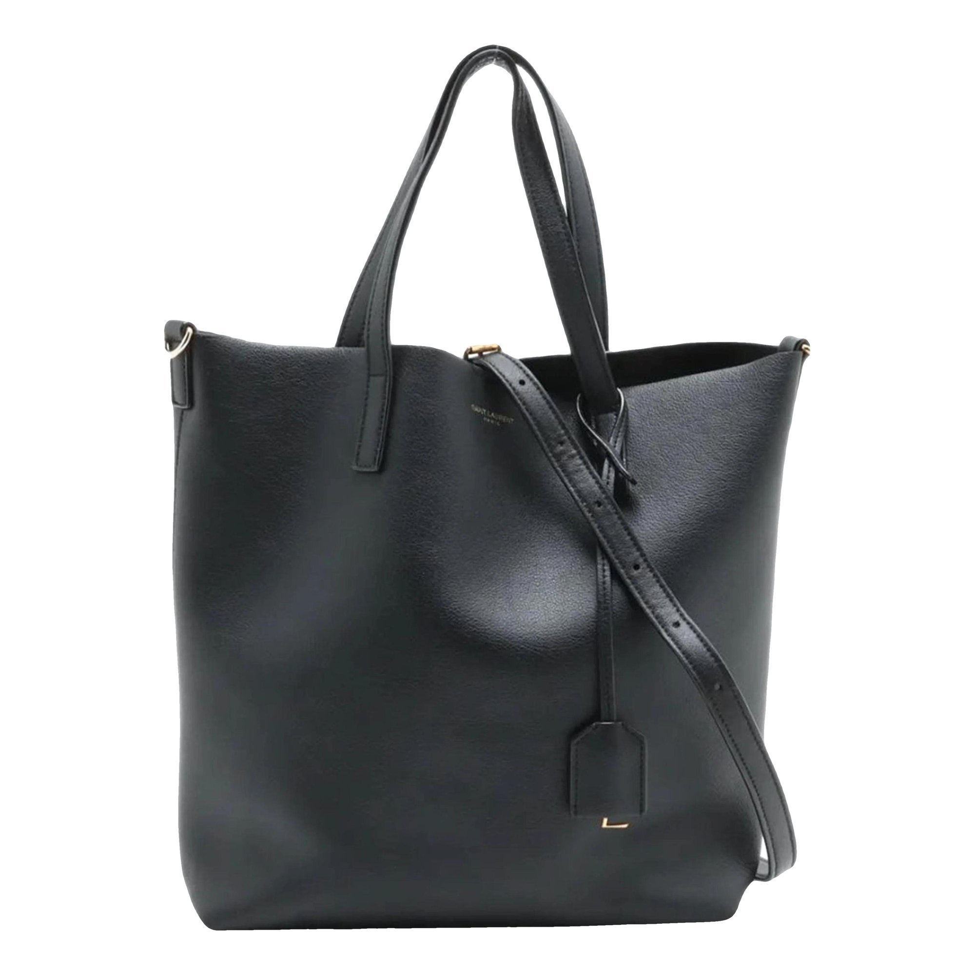 Shopping leather tote