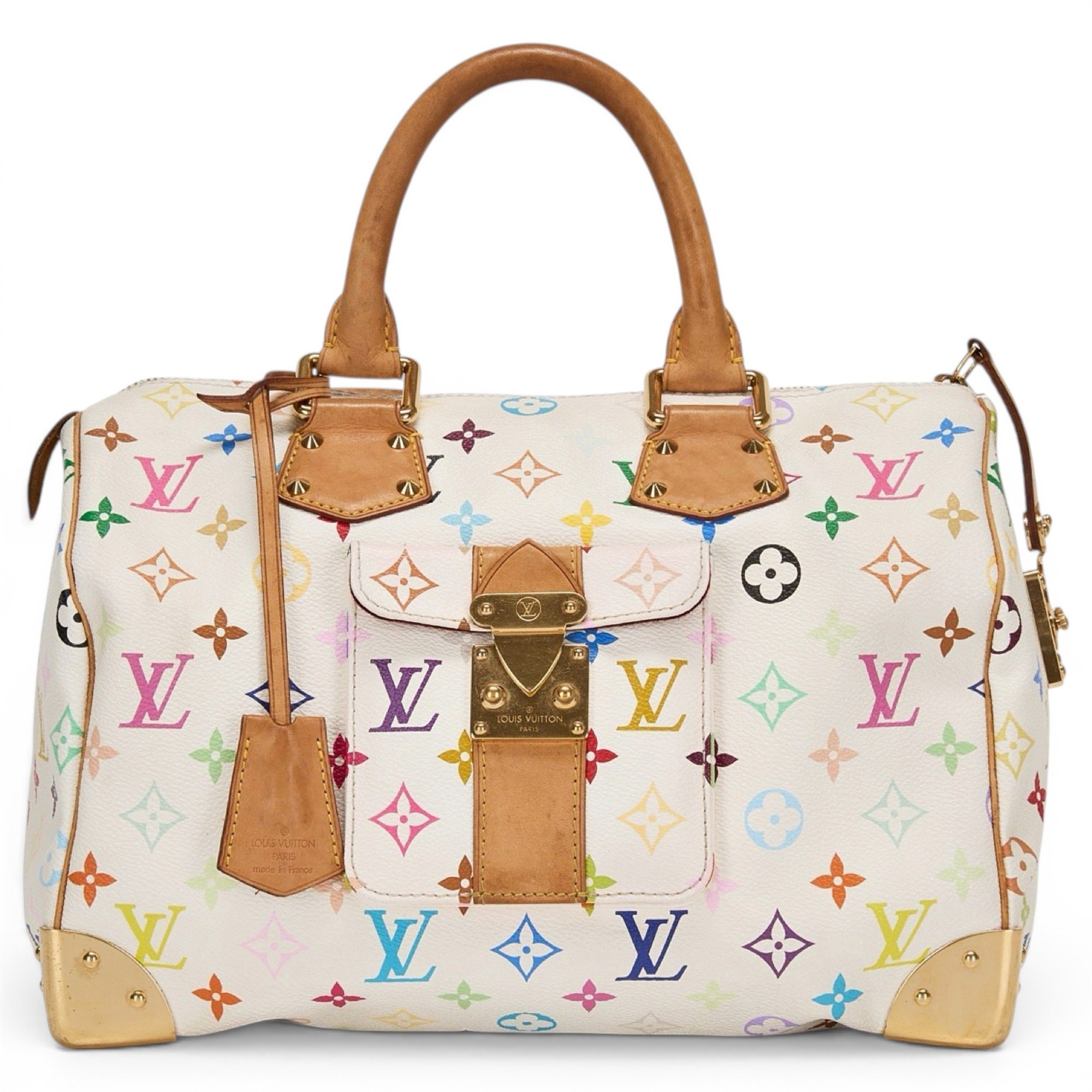 Speedy leather handbag