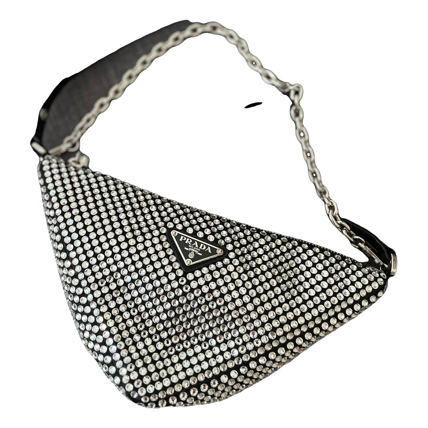Triangle leather bag