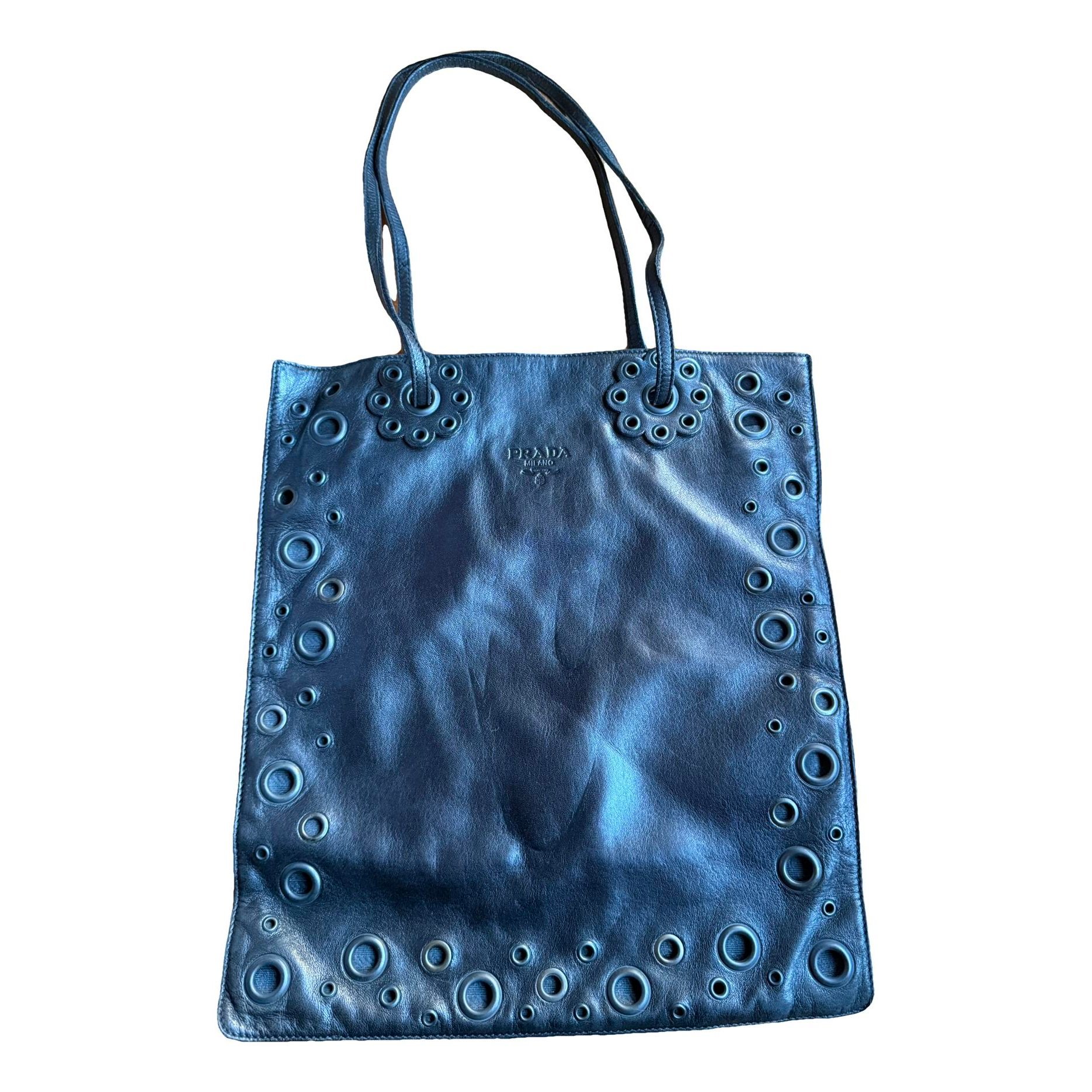 Panier leather handbag