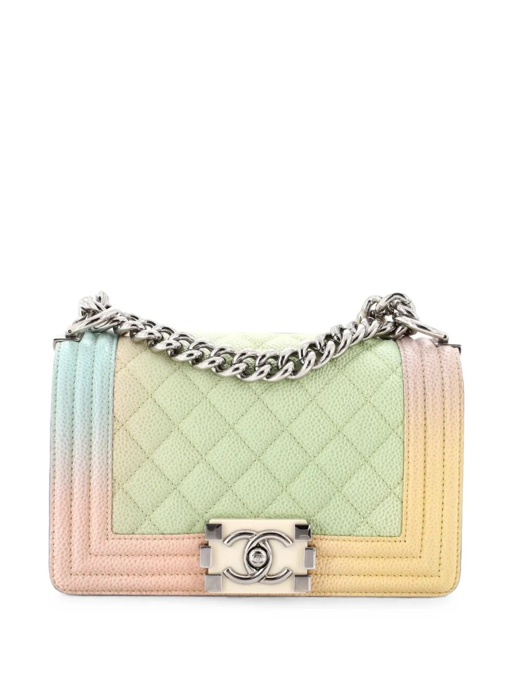 Rainbow Boy Flap Bag Quilted Painted Caviar Small shoulder bag
