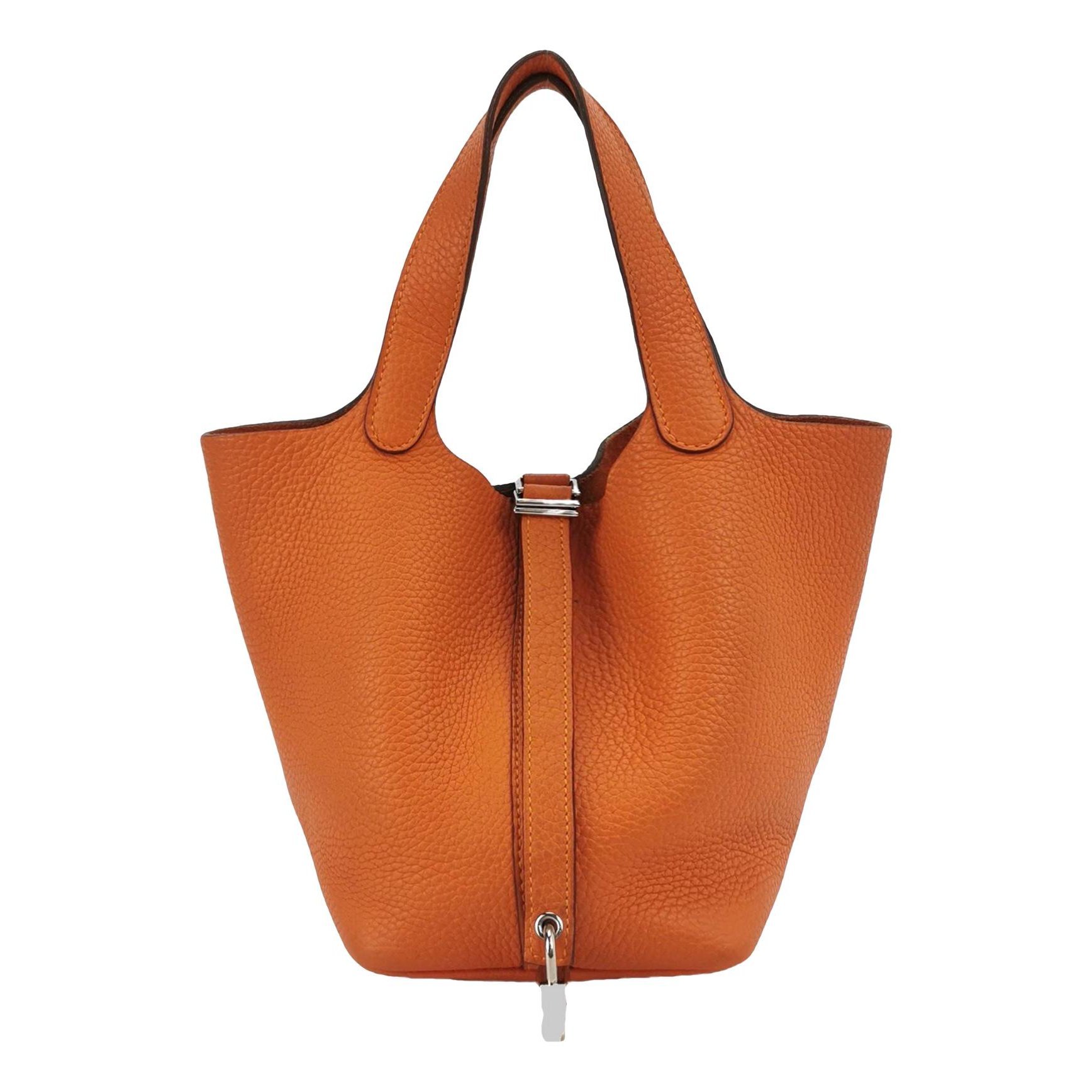 Picotin leather handbag