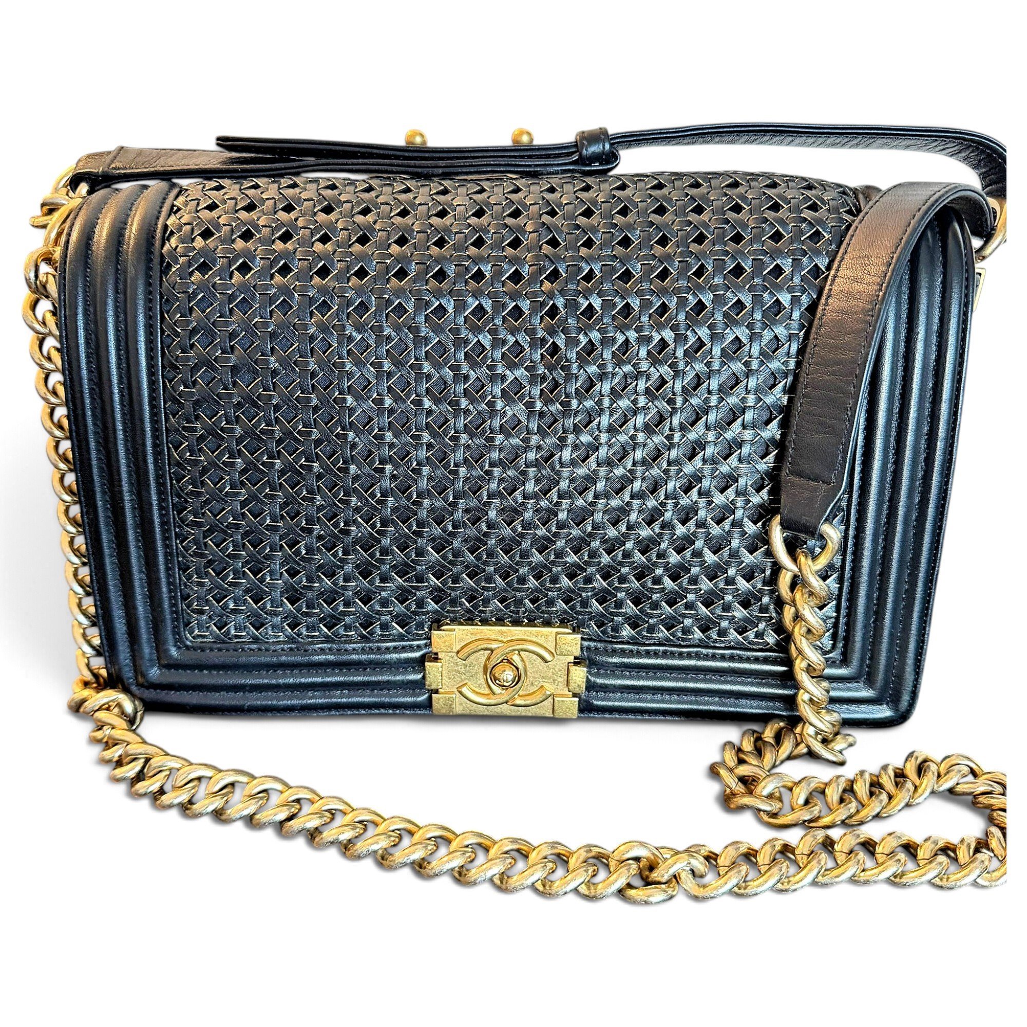Boy leather crossbody bag