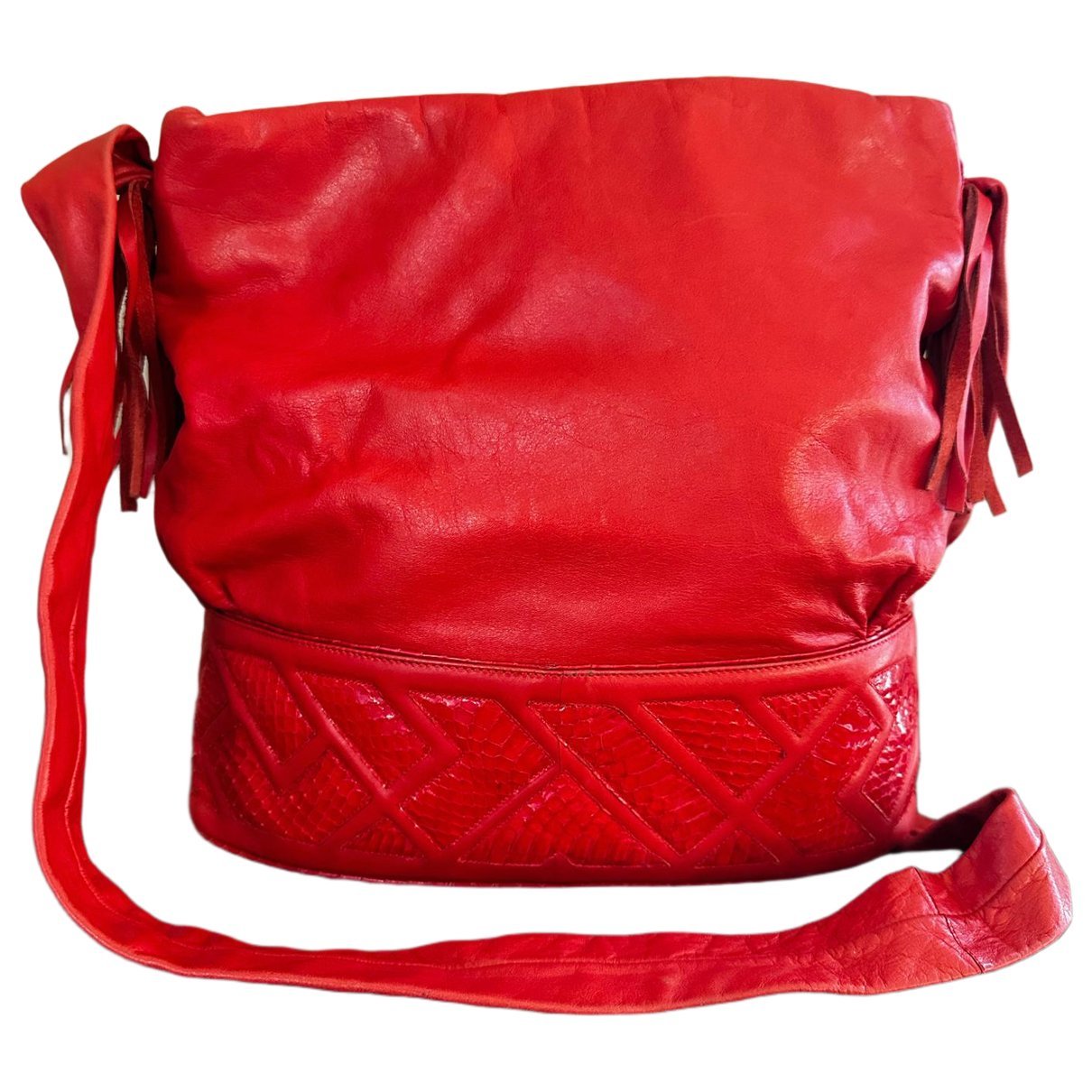 Leather handbag