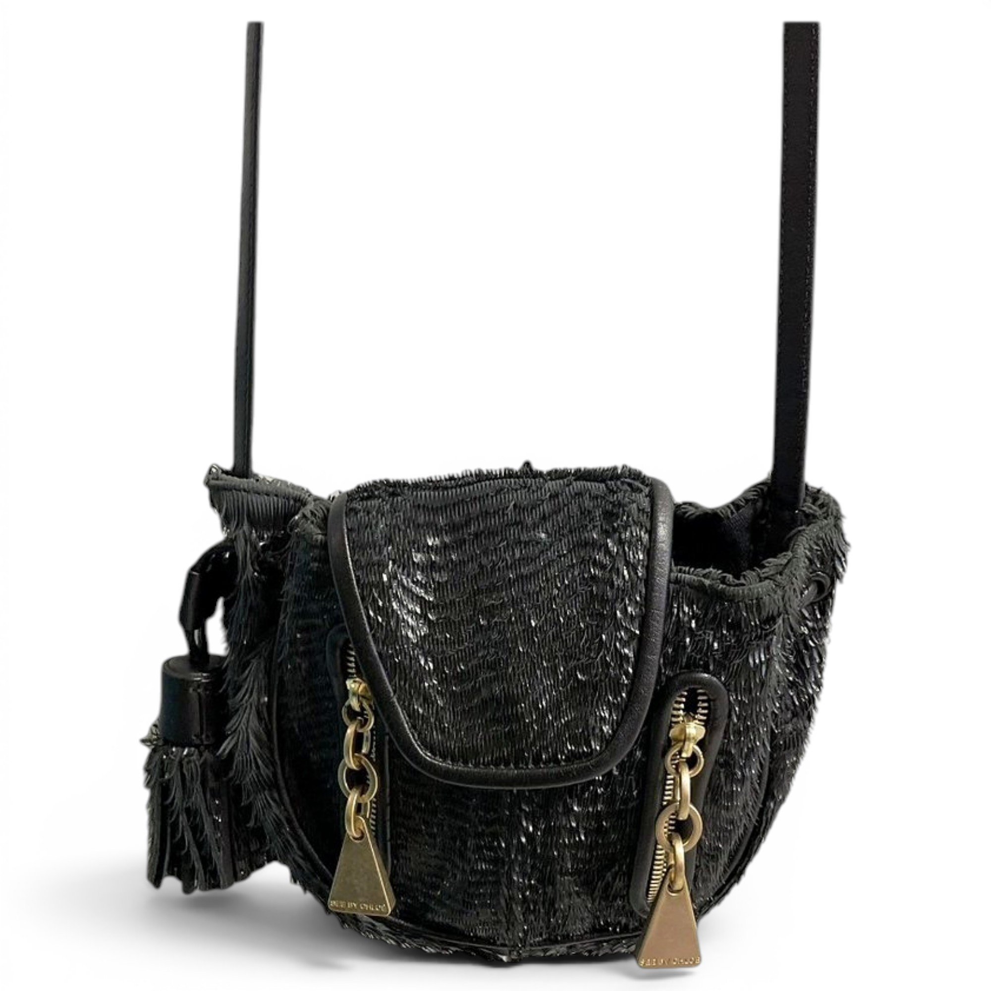 Leather crossbody bag