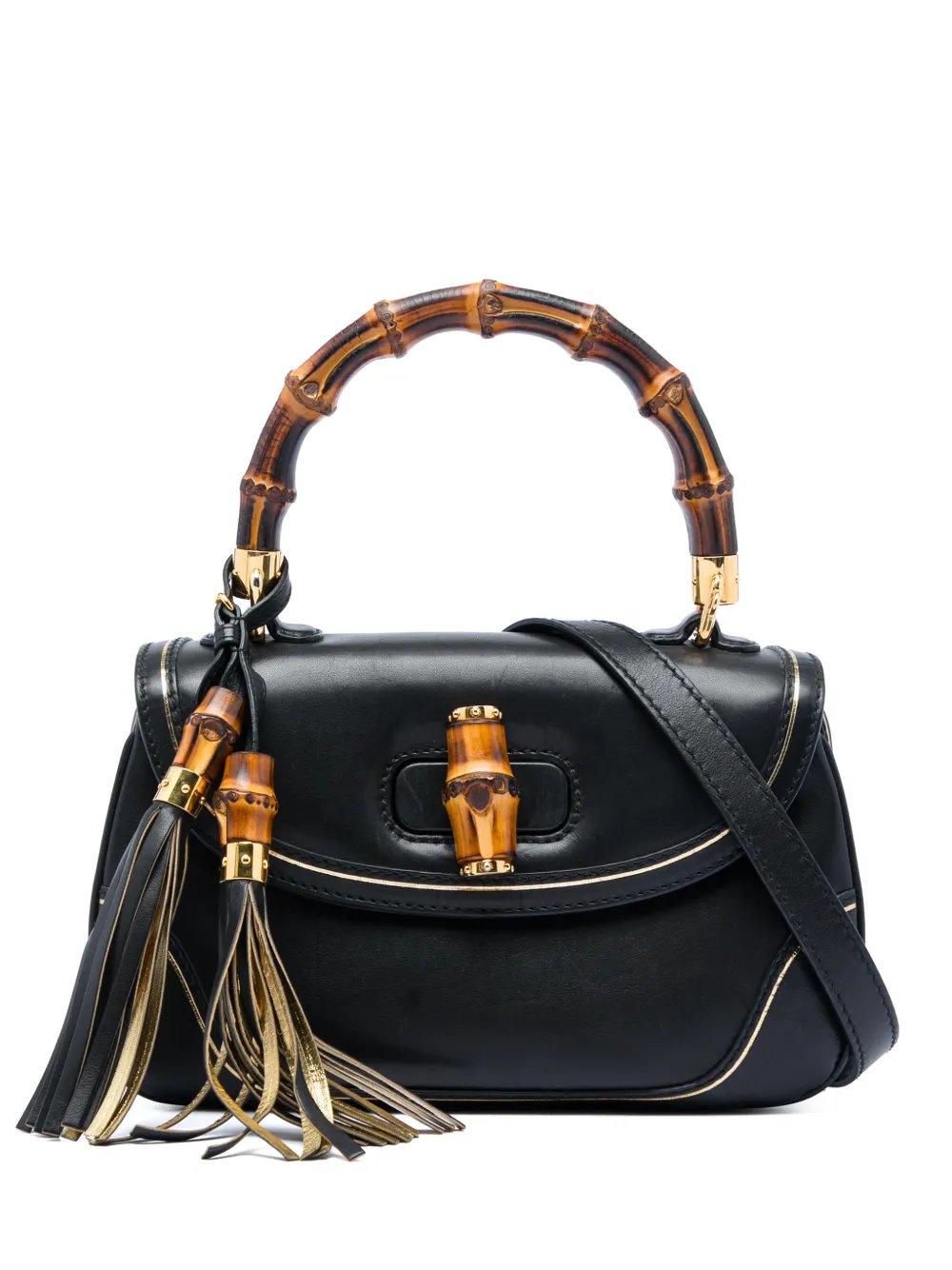 2016-2026 Medium Calfskin New Bamboo Top Handle Bag satchel