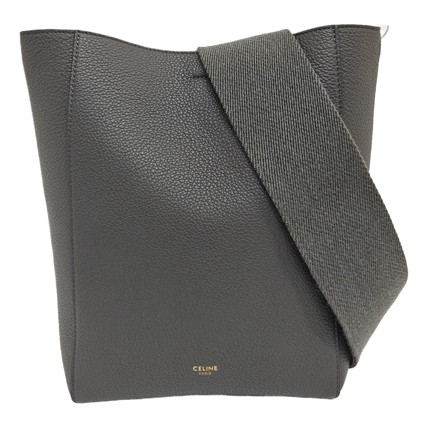 Seau Sangle leather handbag