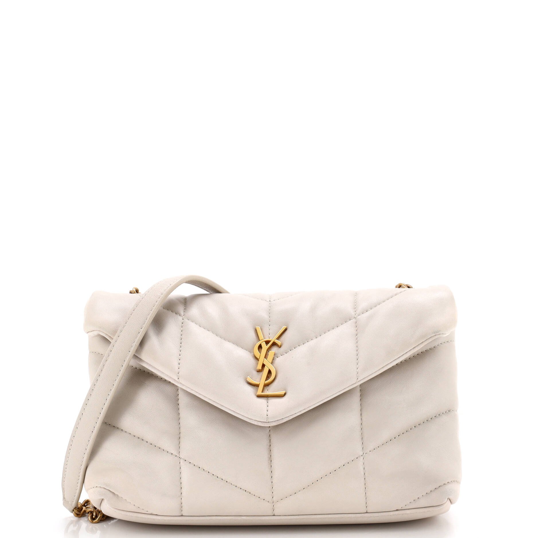 Loulou Puffer Shoulder Bag Quilted Leather Mini