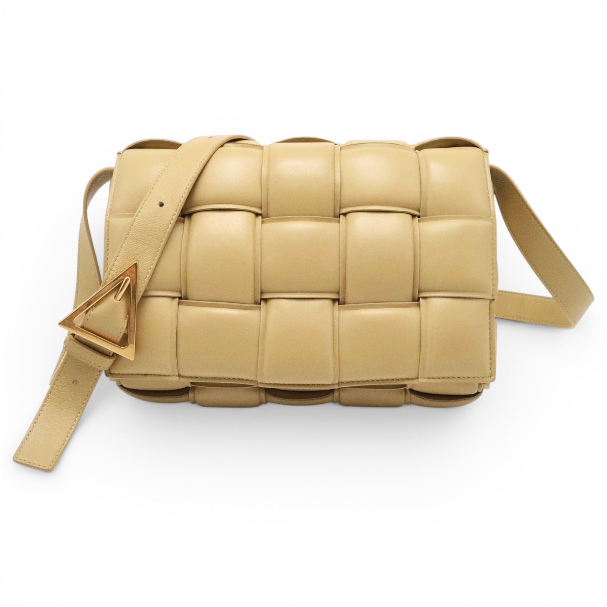 Cassette Padded leather handbag