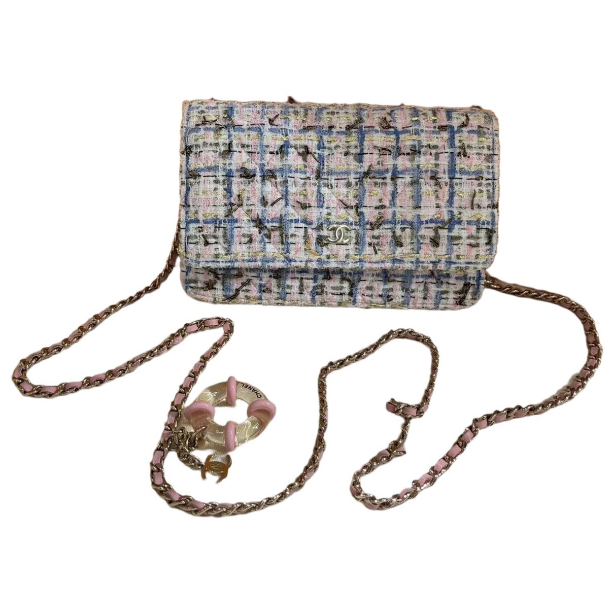 Wallet On Chain Timeless/Classique cloth crossbody bag