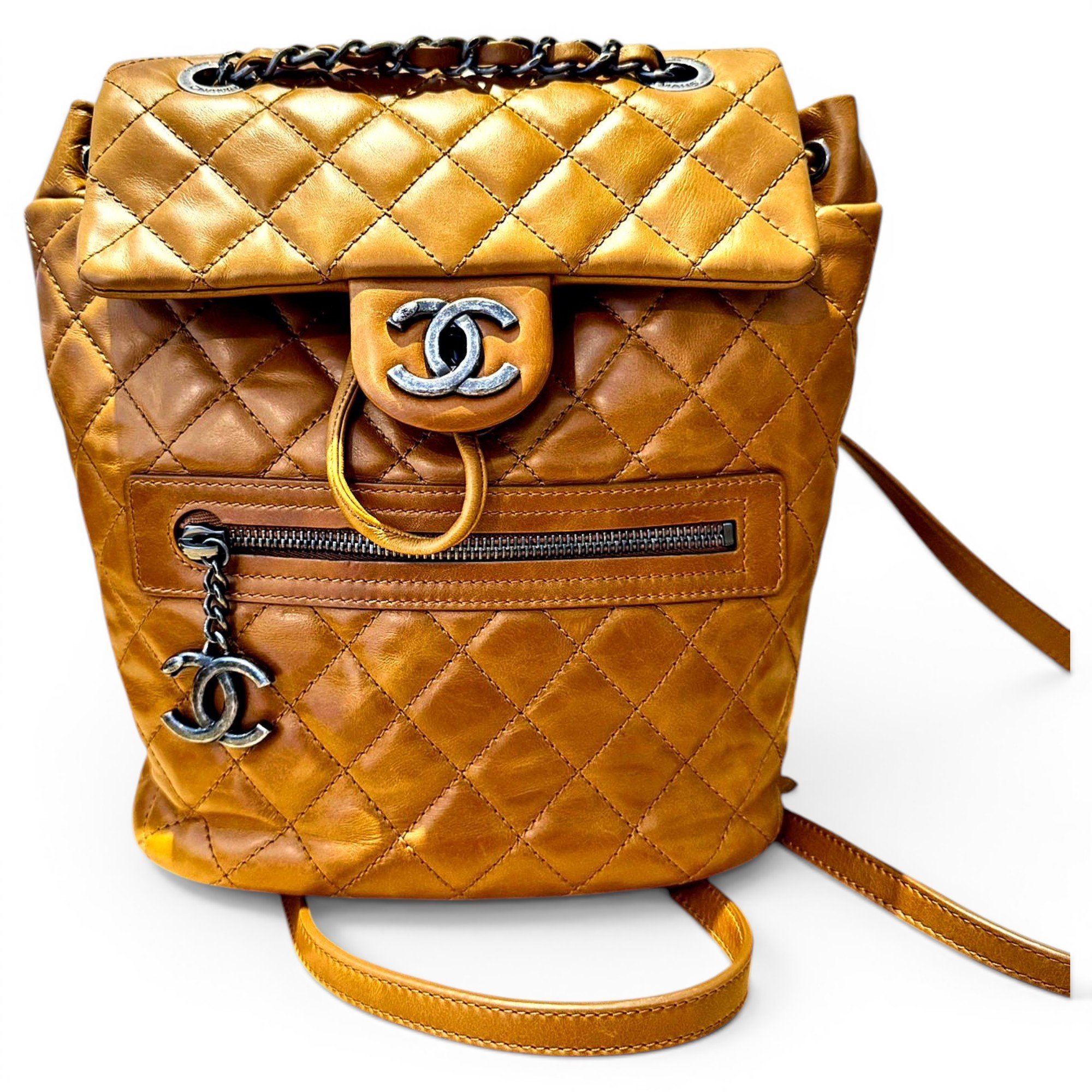 Mountain leather backpack