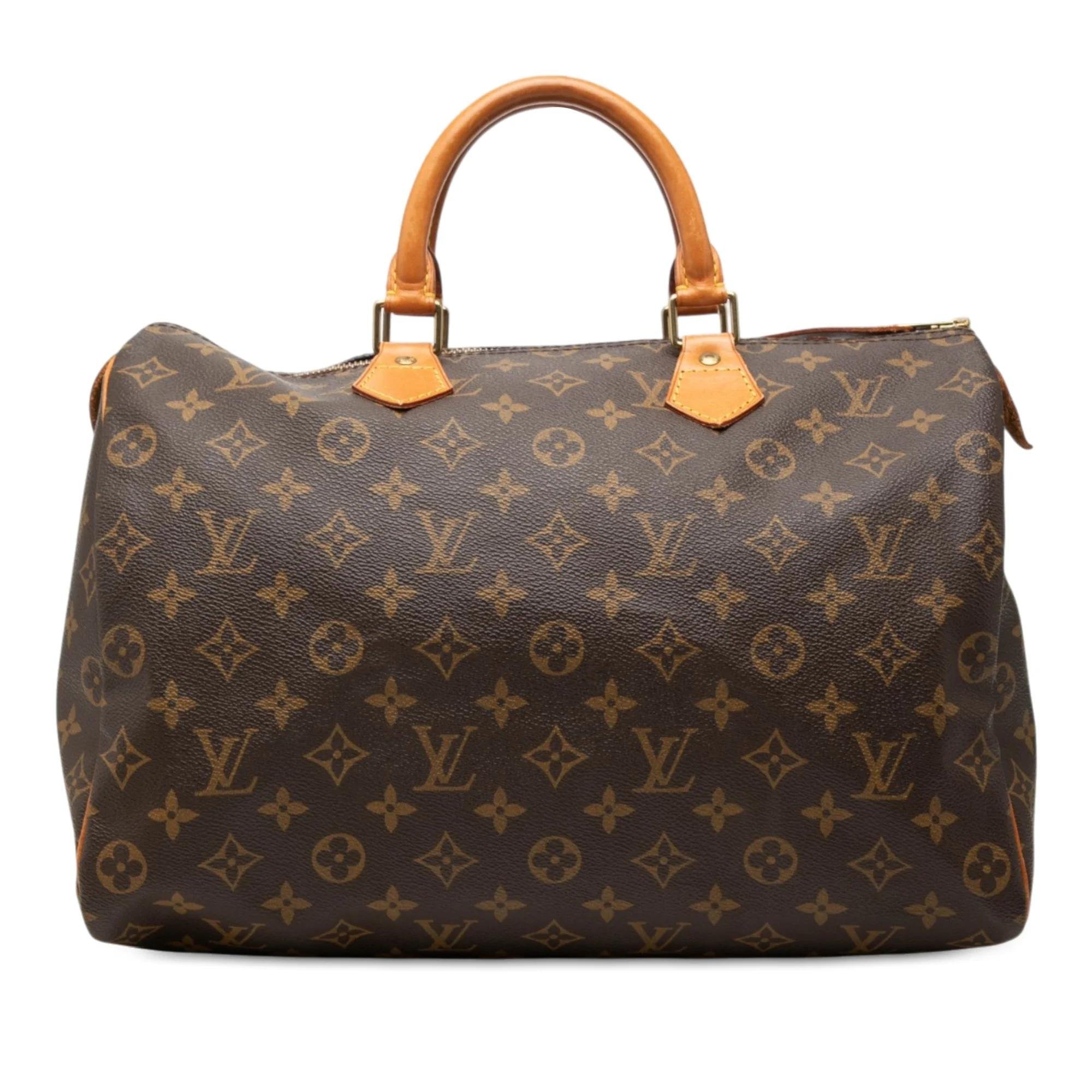 Speedy leather bag
