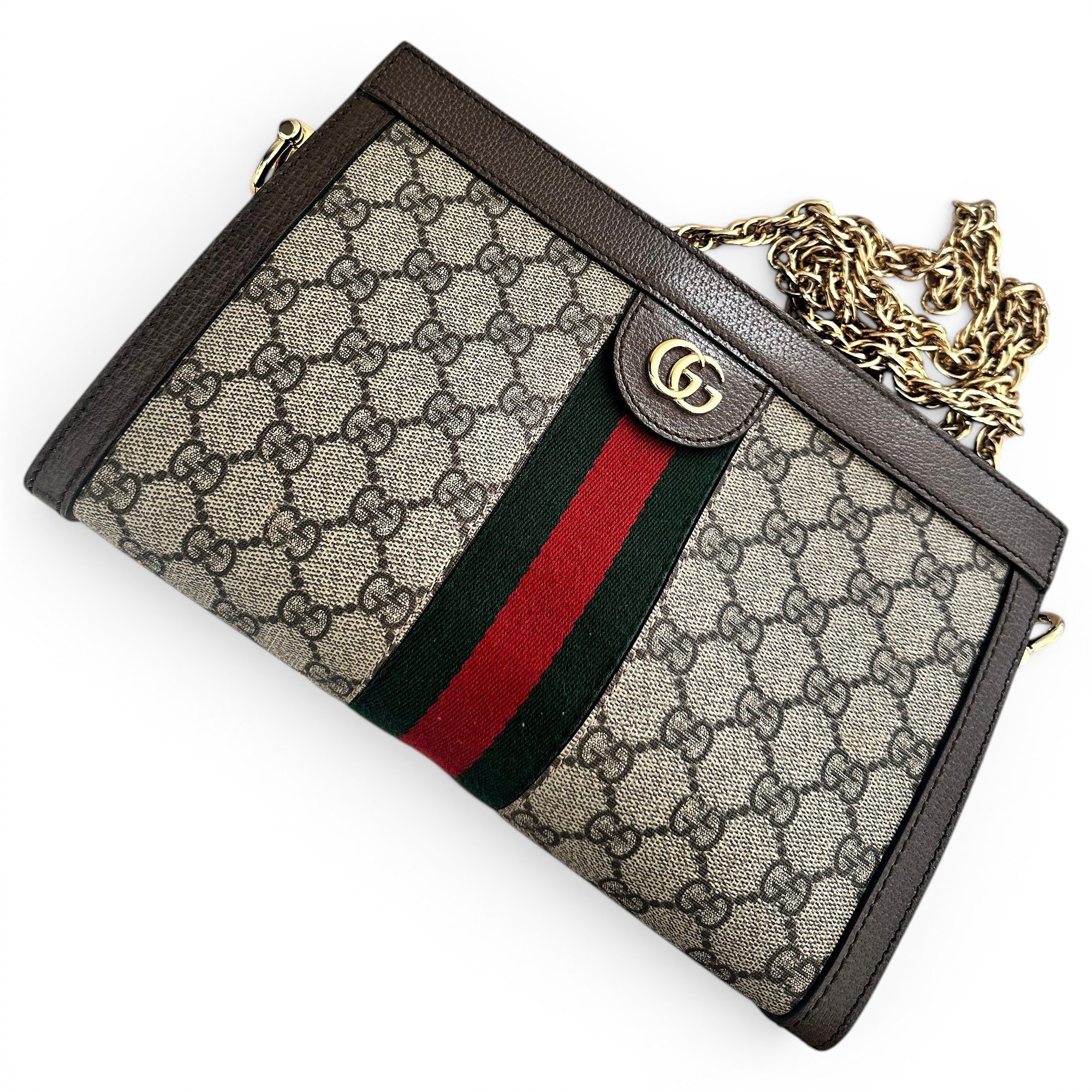 Ophidia Chain cloth handbag