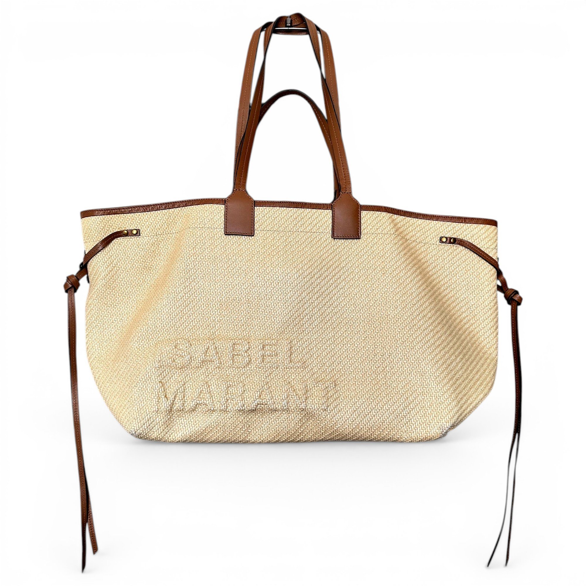 Leather tote