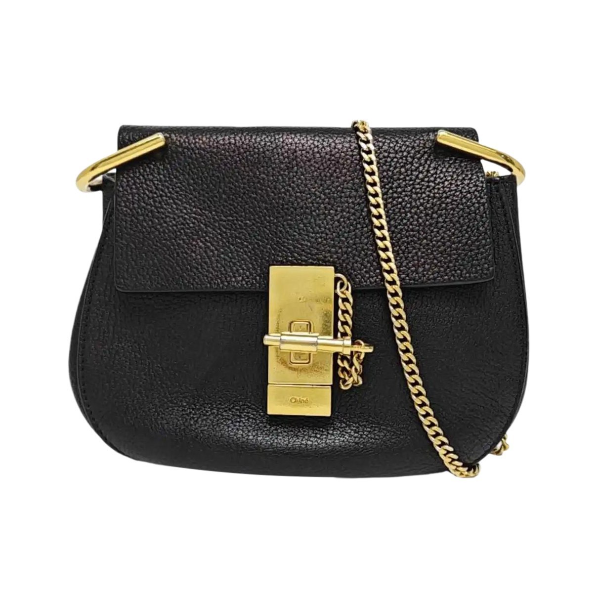 Drew leather handbag