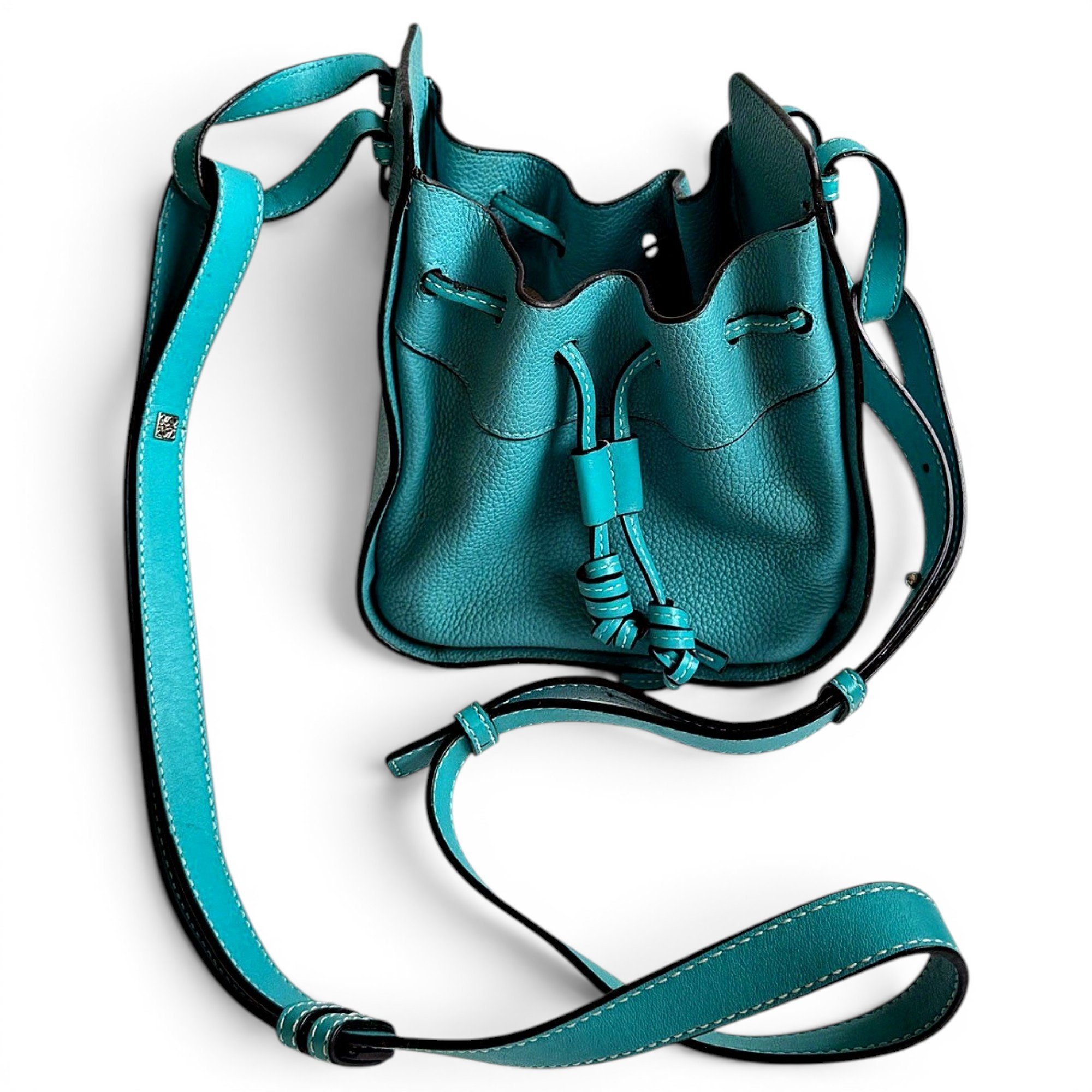 Hammock leather handbag