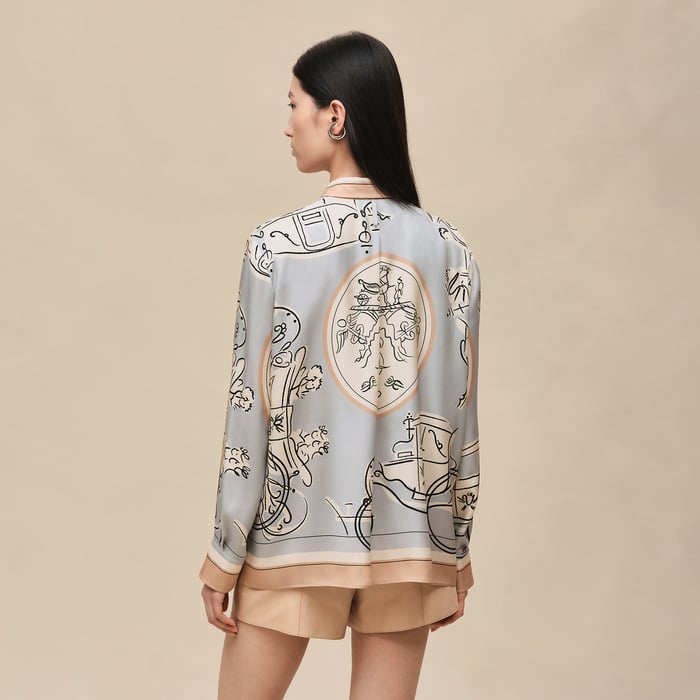 Gris Paruline "Ex-libris a Main Levee" Classic Shirt
