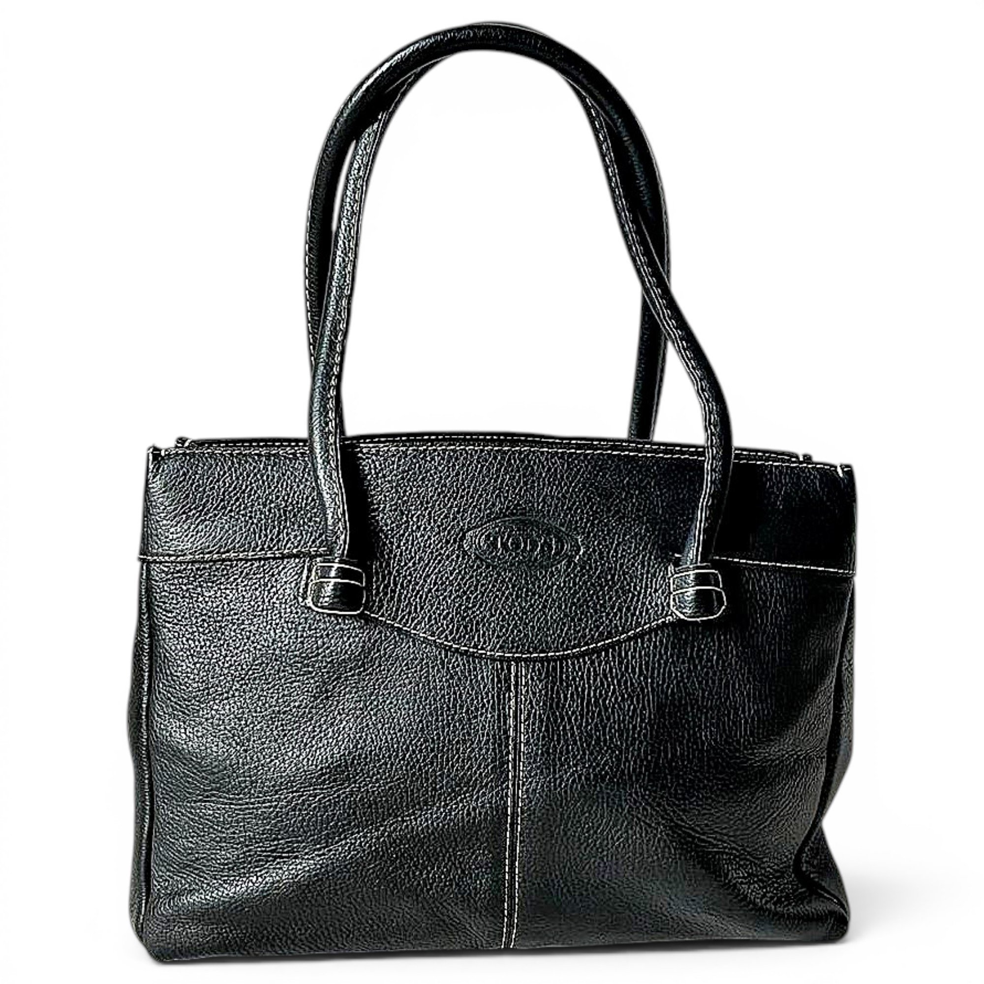 Leather tote