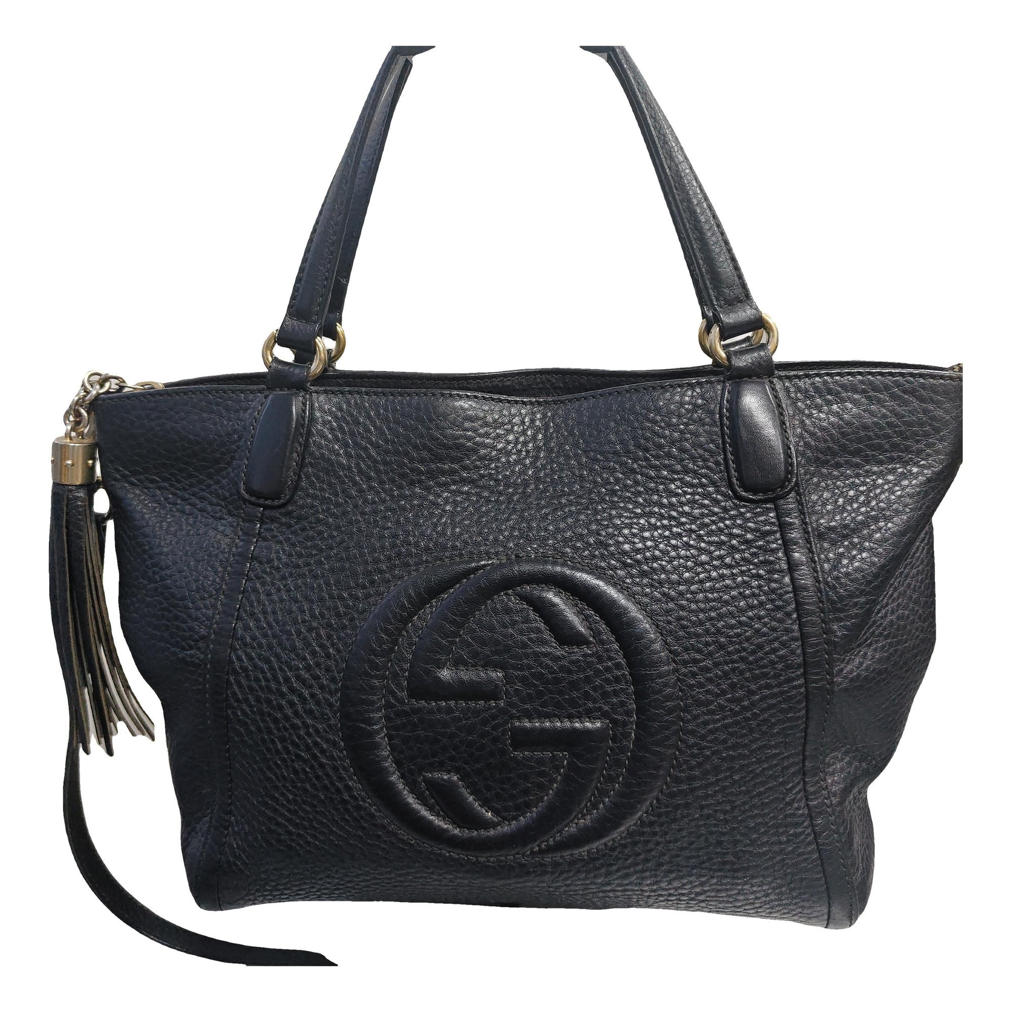 Soho Top Handle leather handbag