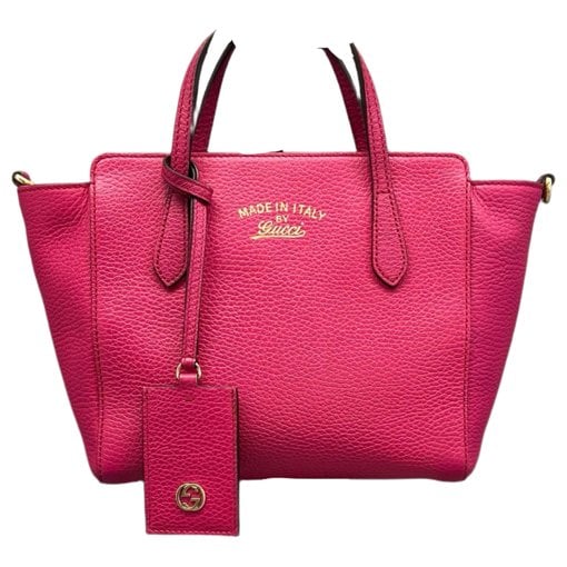Swing leather tote